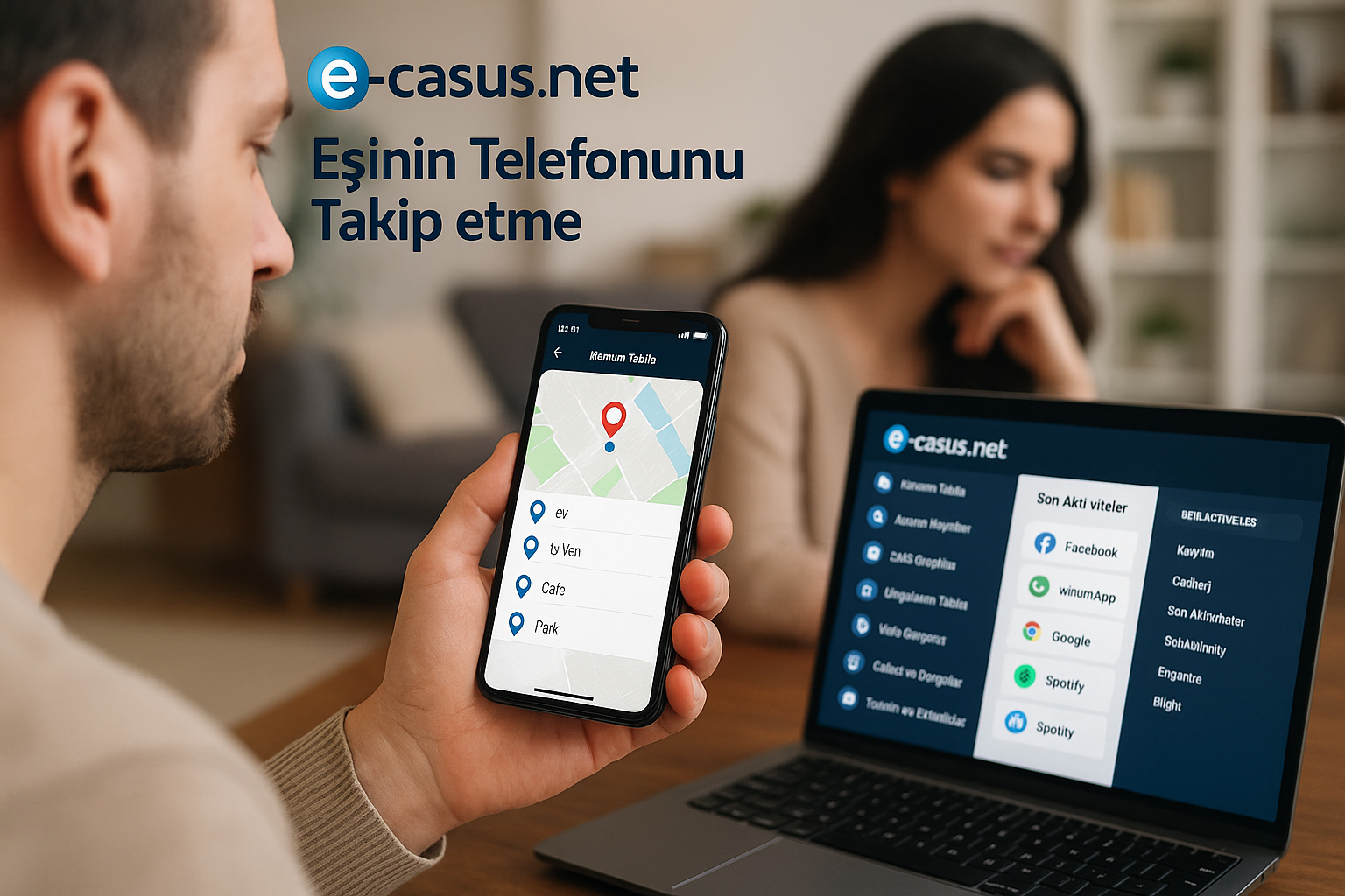 eşinin telefonunu takip etme